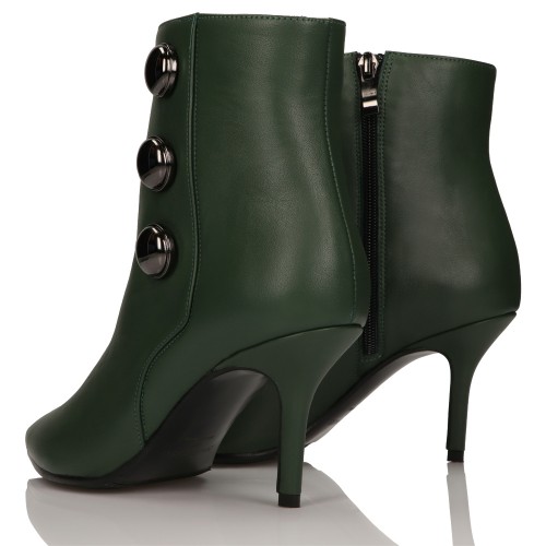 Green ankle boots