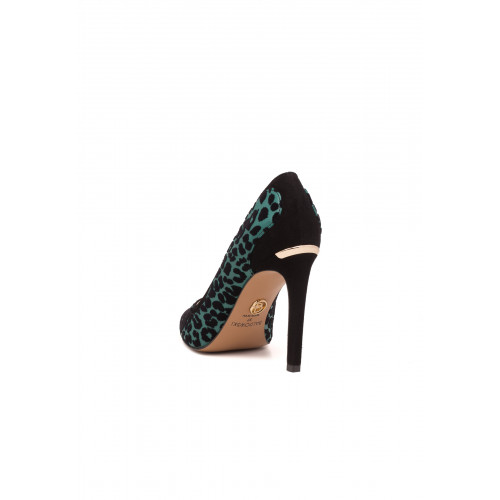 Green-black heels
