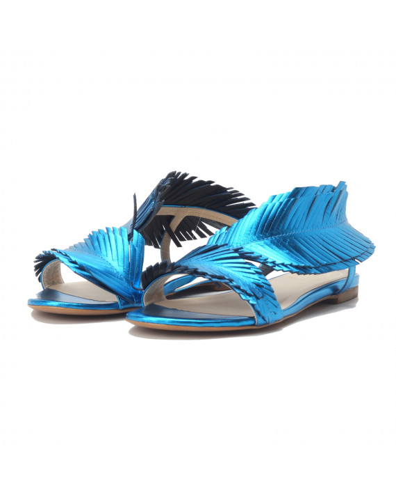 Azure sandals