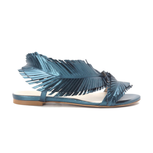 Sea blue sandals