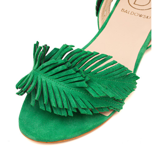 Sandałki zielone