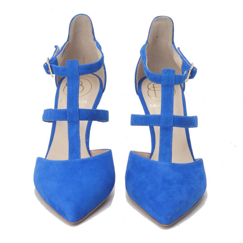Niebieskie sandały