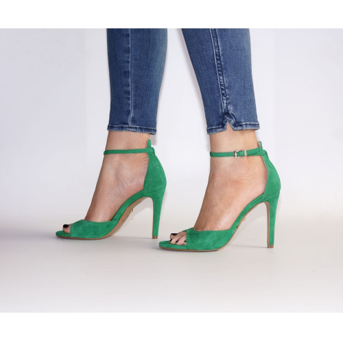 Green  sandals