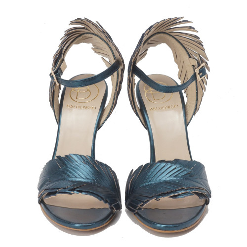 Sandals Blue mettalic  colour