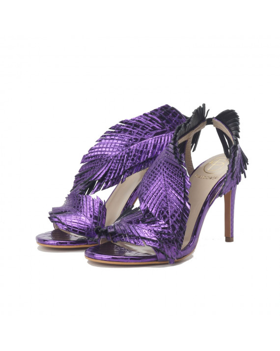 Purple sandals