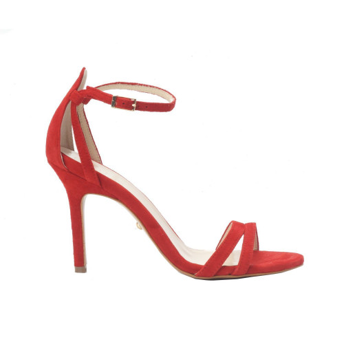 Sandals Red suede