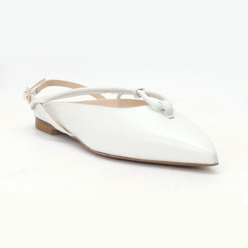 White  sandals