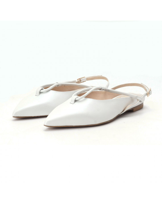 White  sandals