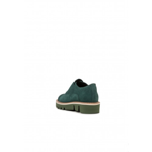 Green flat shoes