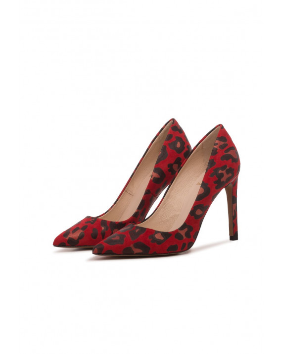 leopard red heels