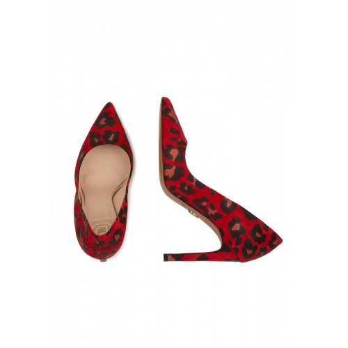 leopard red heels