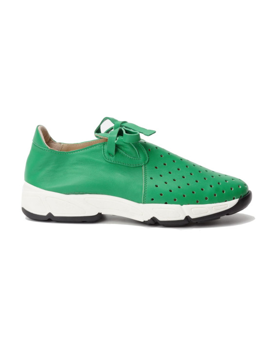 Flat shoes green