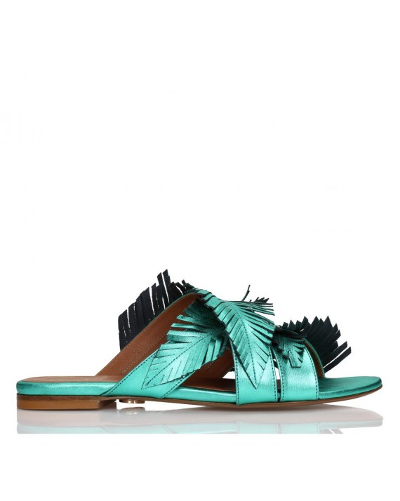 Turquoise sandals