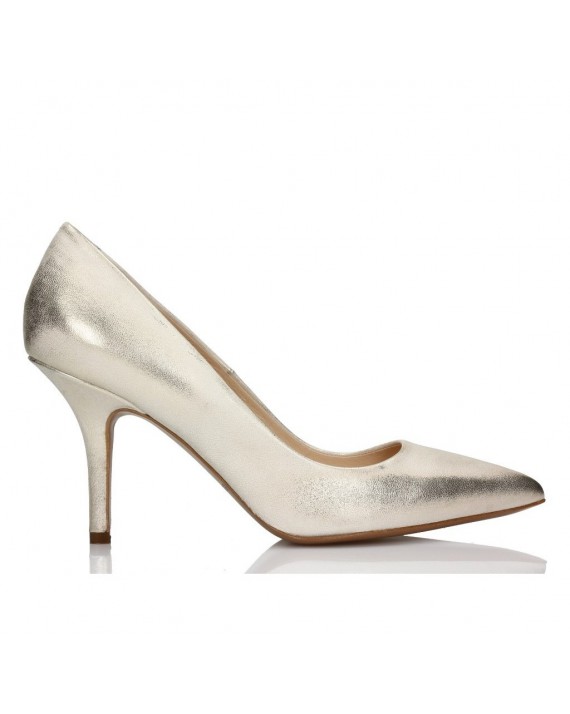 Gold  coloured heels